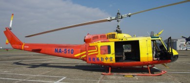空勤總隊除役UH-1H送還空軍救護隊