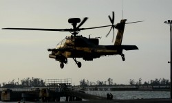 左營基地營區開放活動直升機離場