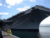 環太平洋演習史坦尼斯號航艦接待媒體參觀